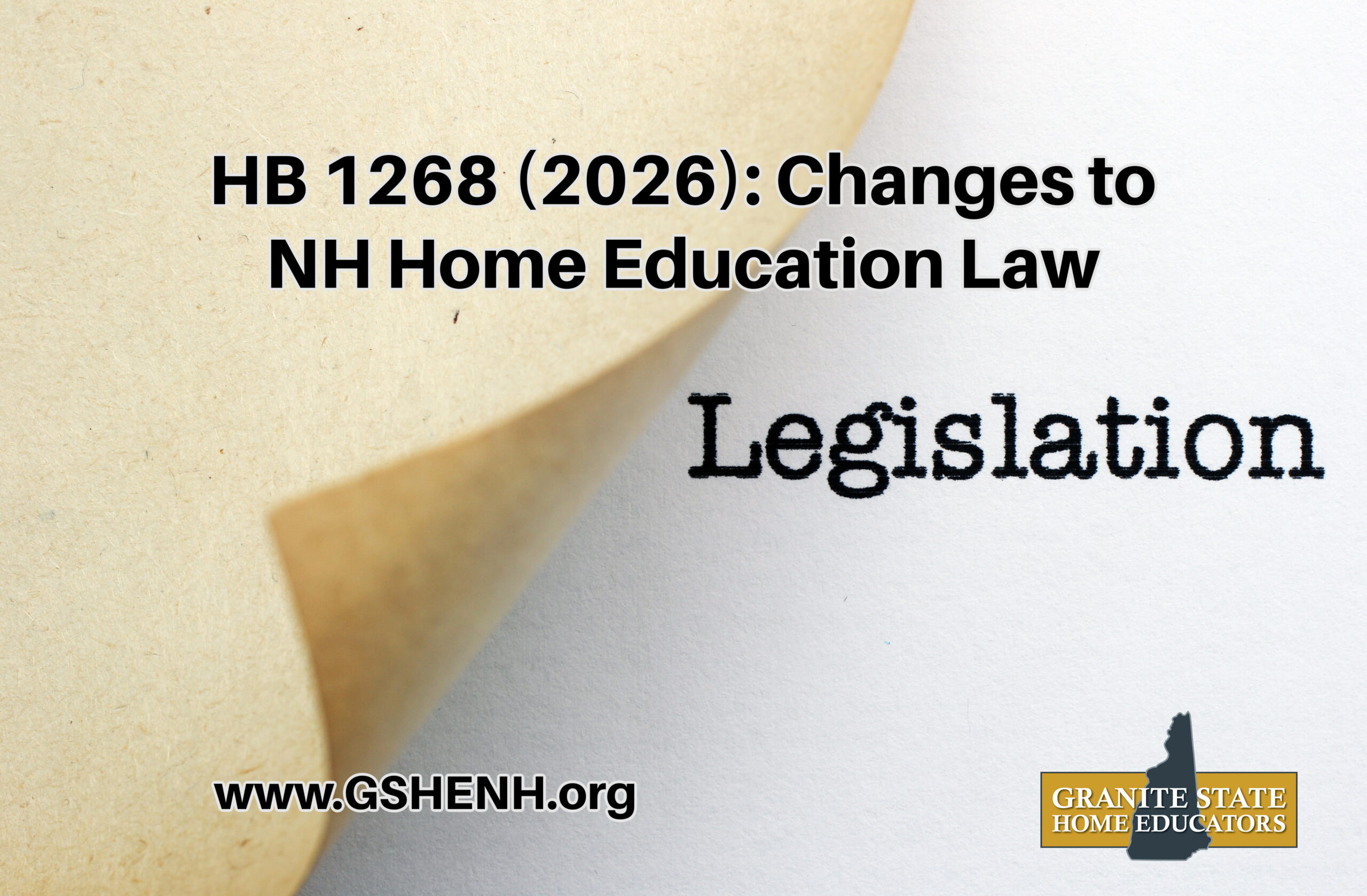 HB 1268 (2026): Changes to NH Home Education Law